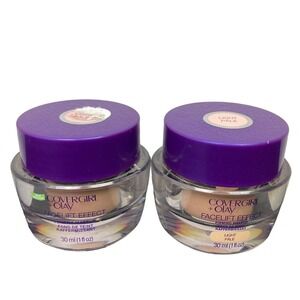 2 Pack Covergirl + Olay Facelift Effect Firming Foundation Light/Pale 1 oz.
